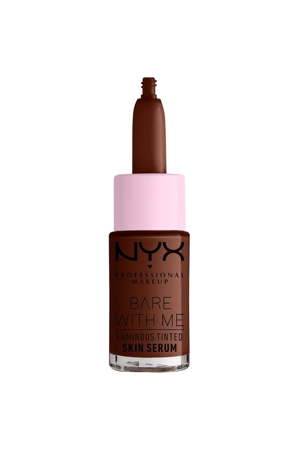 Тонирующая сыворотка NYX Professional Makeup Bare With Me Luminous Skin Serum Deep, 12,6 мл. Фото 2.