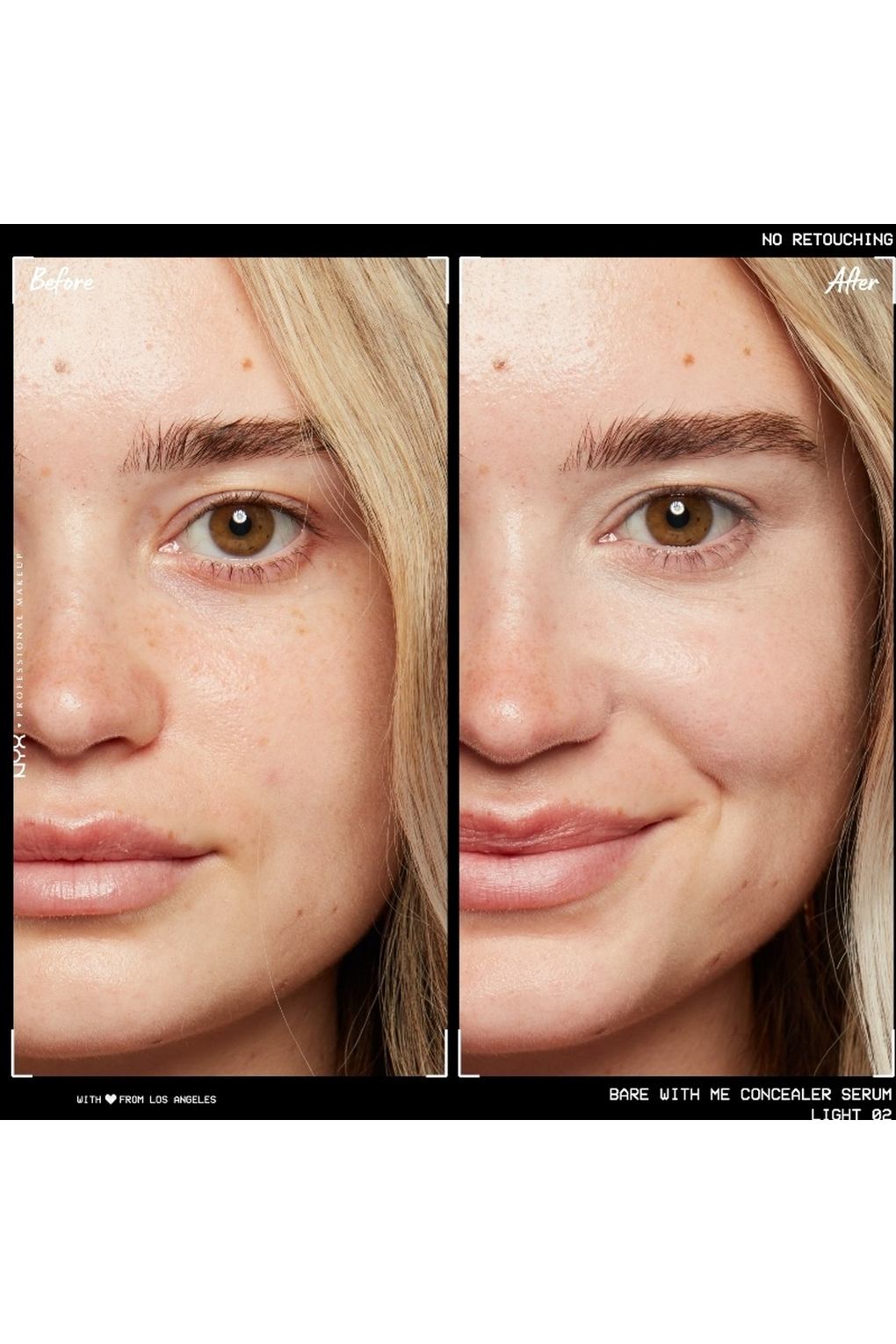 Консилер NYX Professional Makeup Bare With Me Concealer Serum Light, 9,6 мл. Фото 5.