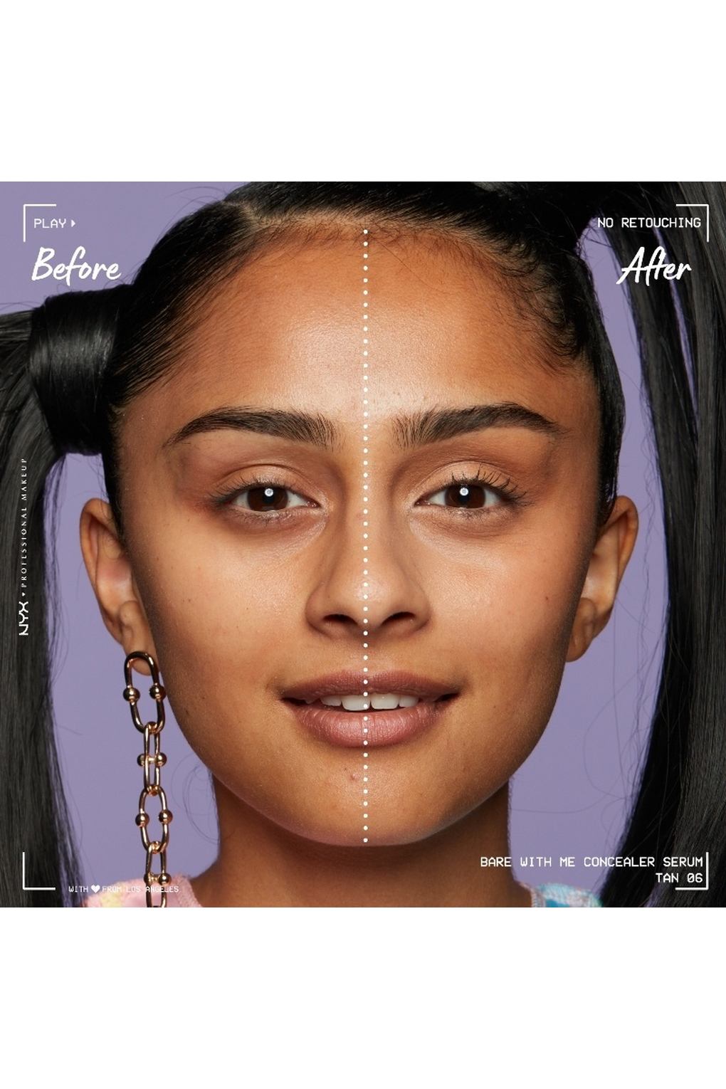 Консилер NYX Professional Makeup Bare With Me Concealer Serum Tan, 9,6 мл. Фото 5.