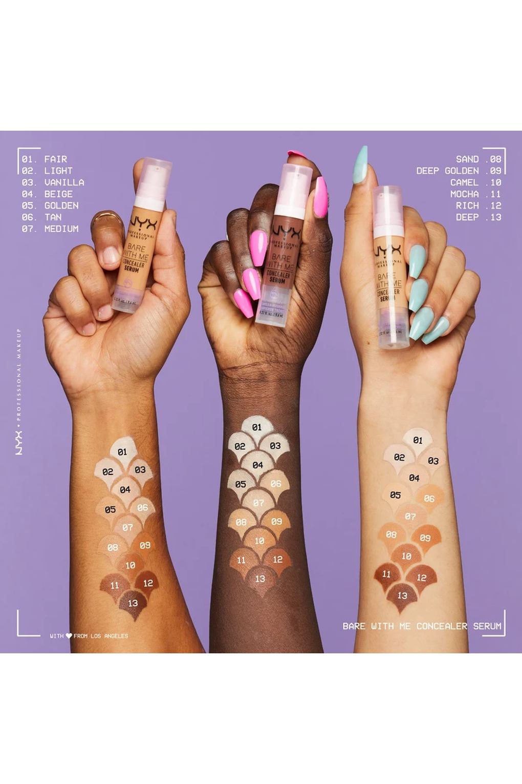 Консилер NYX Professional Makeup Bare With Me Concealer Serum Sand, 9,6 мл. Фото 3.
