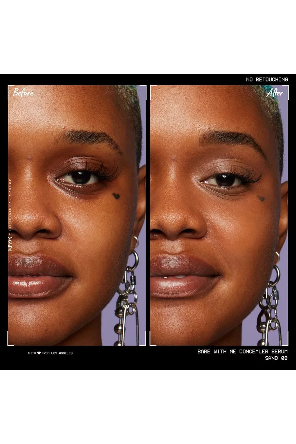 Консилер NYX Professional Makeup Bare With Me Concealer Serum Sand, 9,6 мл. Фото 4.
