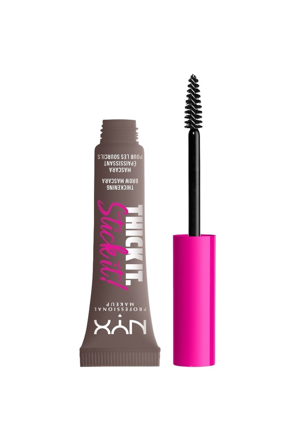 Тушь для бровей NYX Professional Makeup Thick It Stick It Brow Mascara Cool Ash Brown, 7 мл. Фото 2.