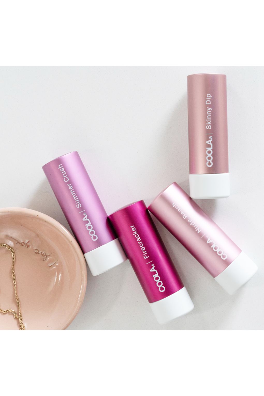 Минеральный бальзам для губ COOLA Mineral Liplux Spf 30, Summer Crush, 4.2 г. Фото 3.