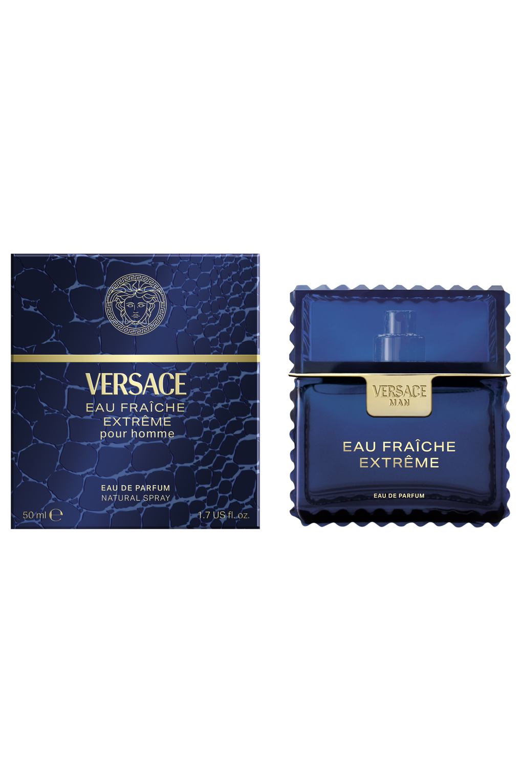 Вода парфюмерная Versace Man Eau Fraiche Extreme, 50 мл. Фото 2.