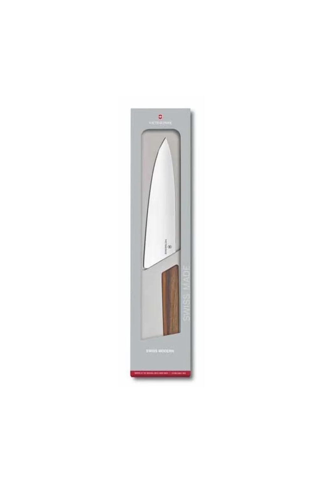 Нож для разделки мяса Victorinox Swiss Modern Carving Walnut Wood 20 см. Фото 2.