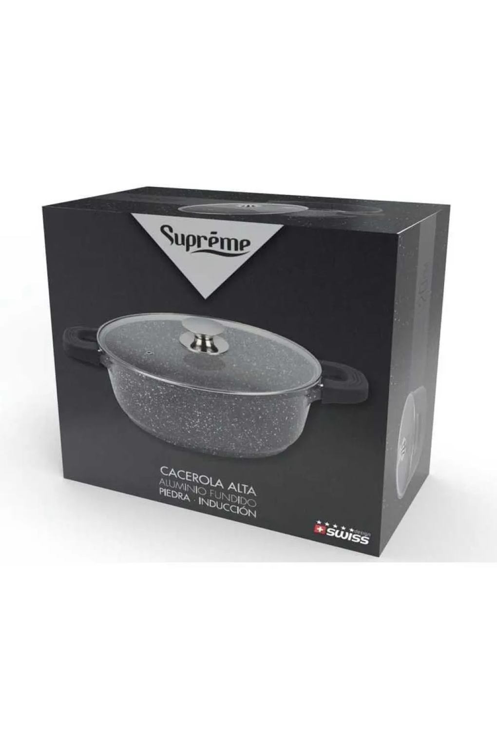 Кастрюля Supreme 33812 High Stone. Фото 4.