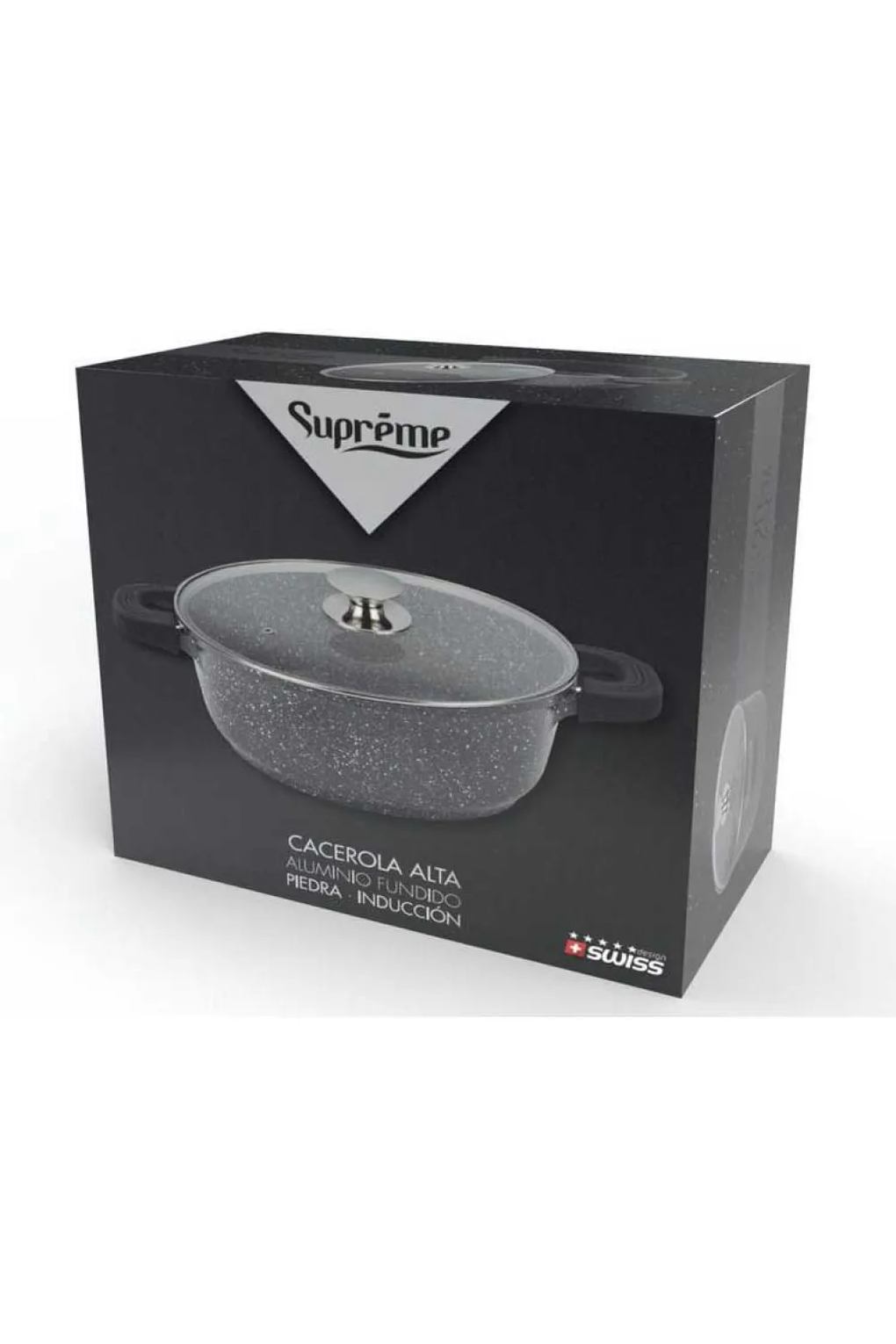 Кастрюля Supreme 33813 High Stone. Фото 4.