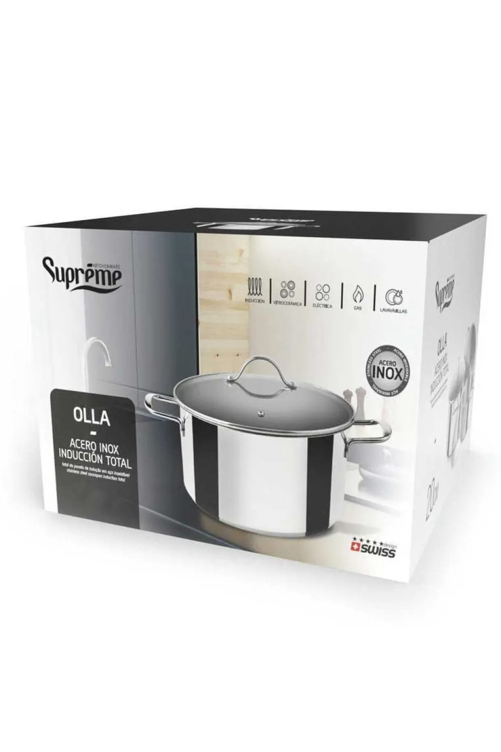 Кастрюля Supreme 34289 Induction. Фото 3.