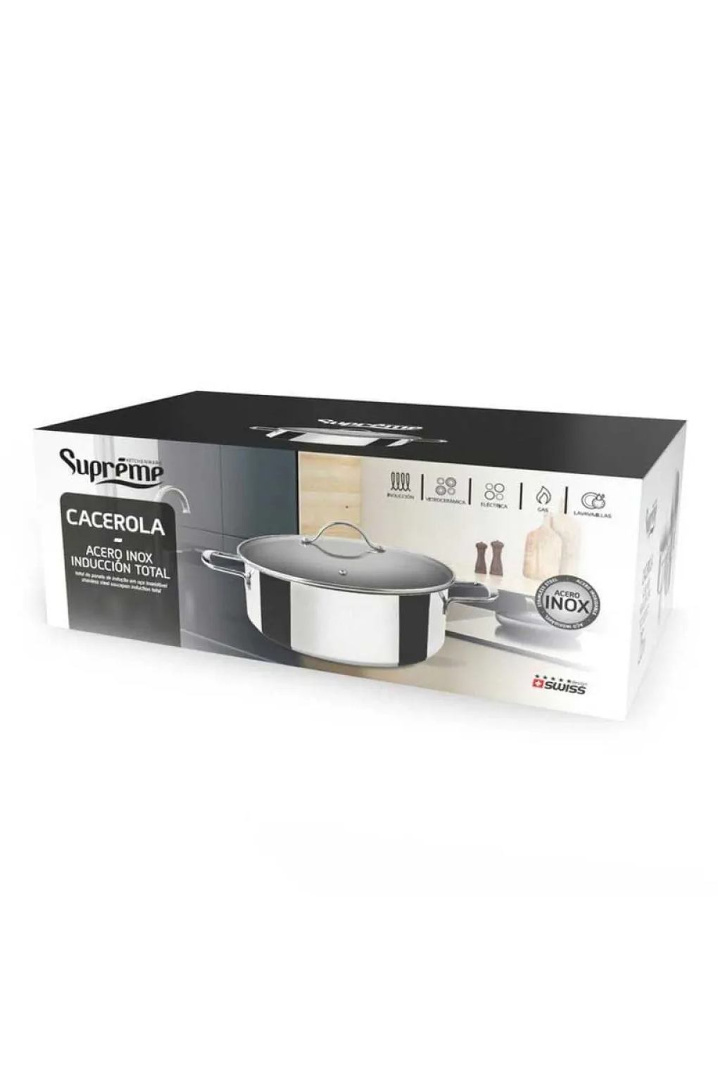 Кастрюля Supreme 34330 Stainless Steel Induction. Фото 3.