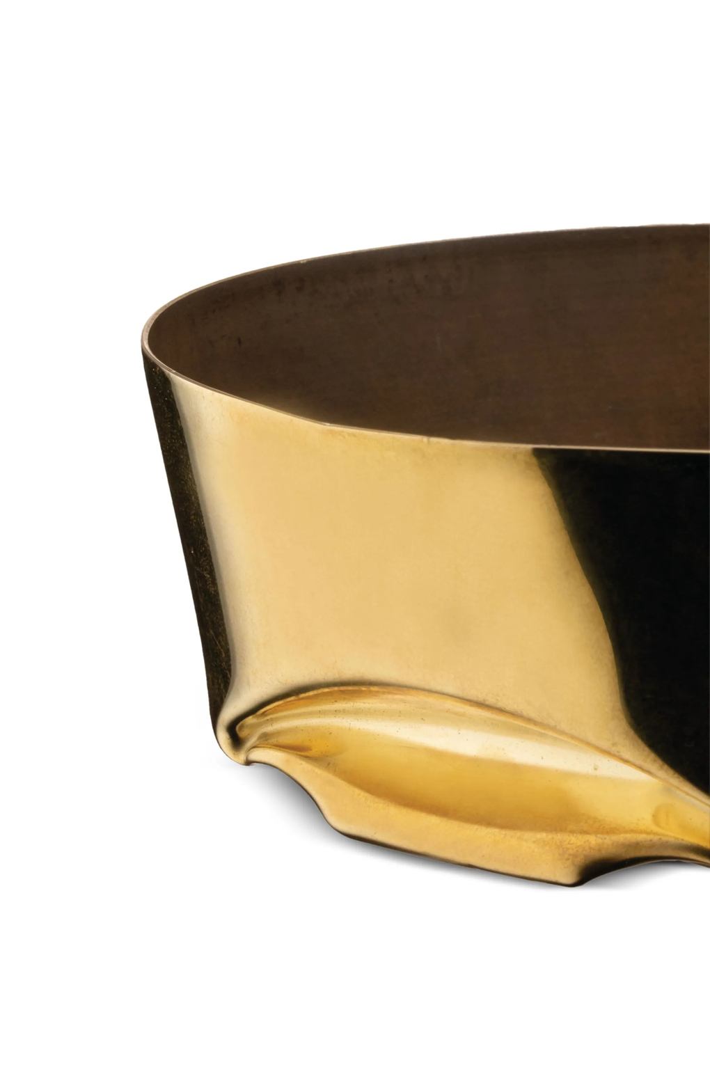 Глубокая сервировочная тарелка Alessi Compressioni, 12 x 4 см. Фото 2.