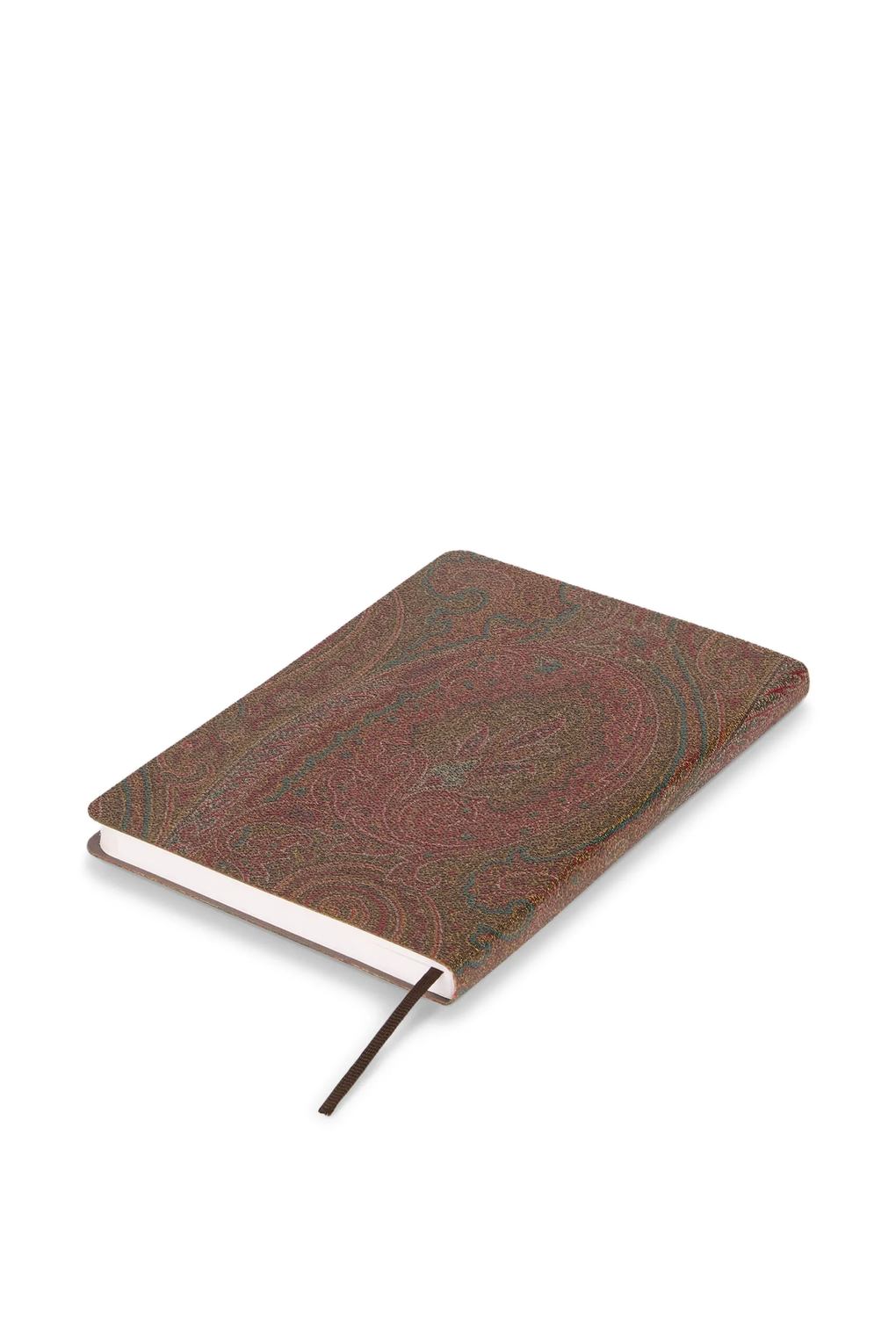 Записная книжка с узором пейсли ETRO HOME x, 21 x 14.5 см. Фото 2.
