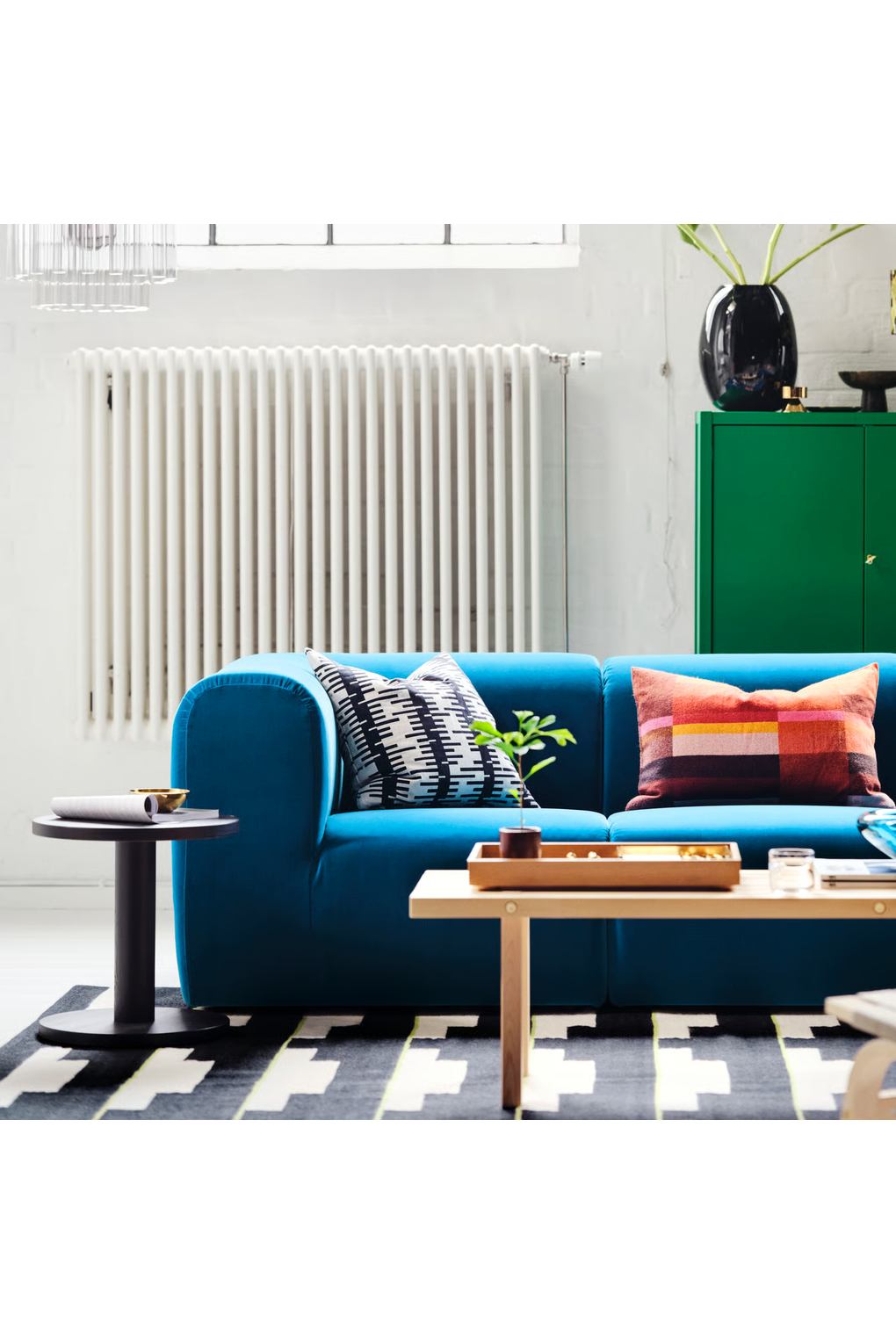 Ковёр безворсовый IKEA STOCKHOLM 2025. Фото 4.