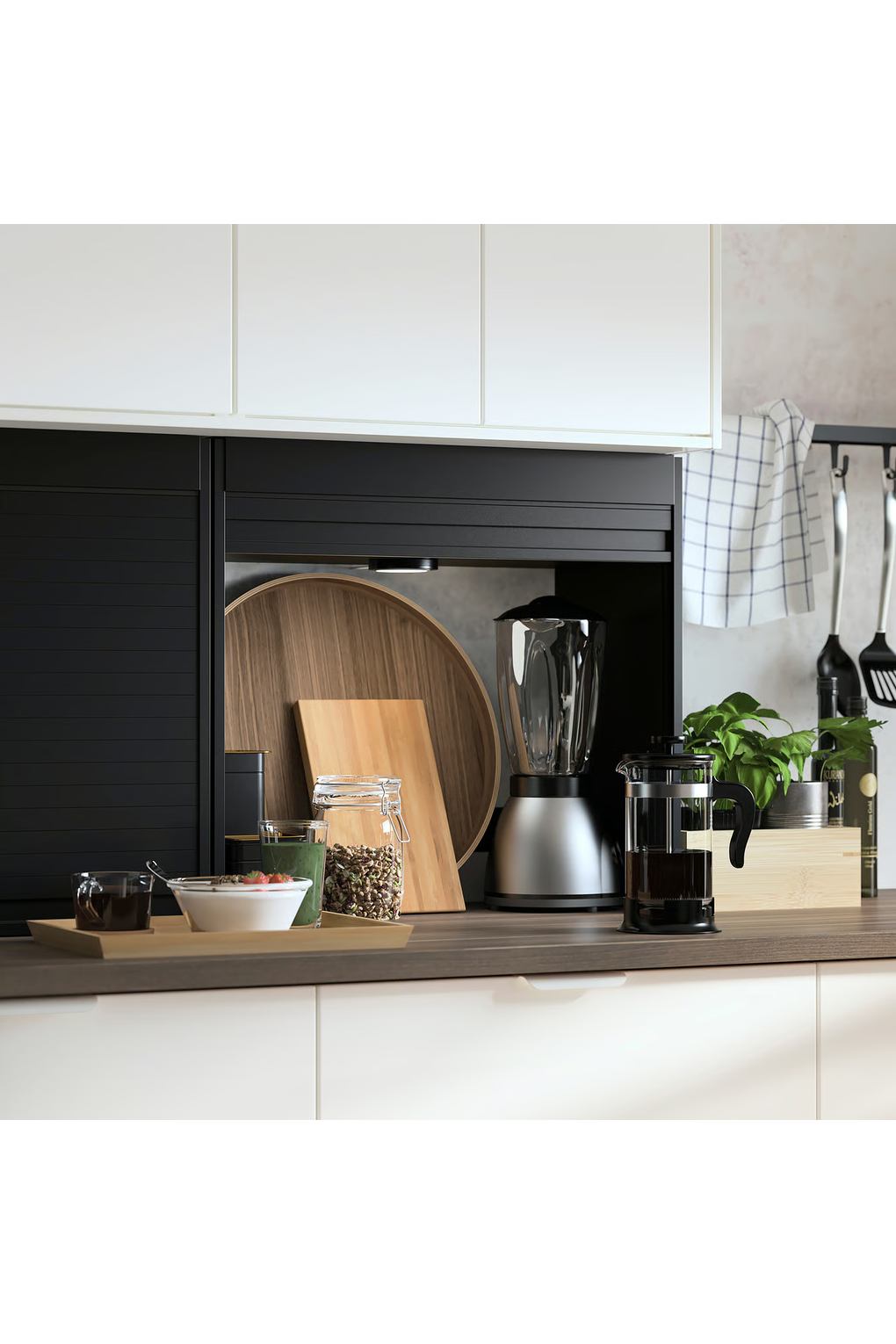 Роллетный шкаф для мелкой техники IKEA TITTEBO. Фото 3.