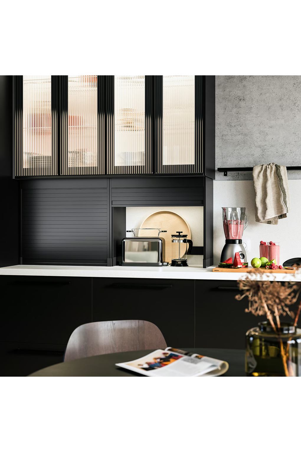 Роллетный шкаф для мелкой техники IKEA TITTEBO. Фото 6.