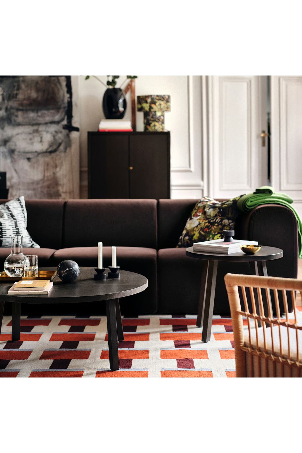Ковёр безворсовый IKEA STOCKHOLM 2025. Фото 2.