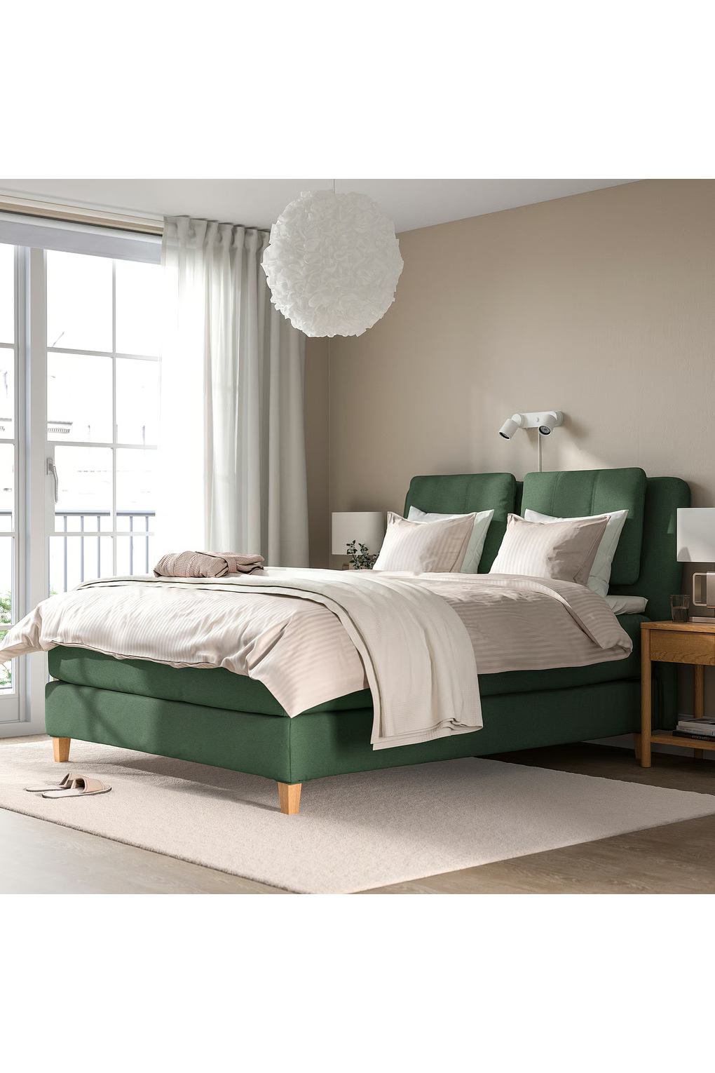 Чехол для бокспринг-матраса IKEA LILLFJÄLLET. Фото 3.