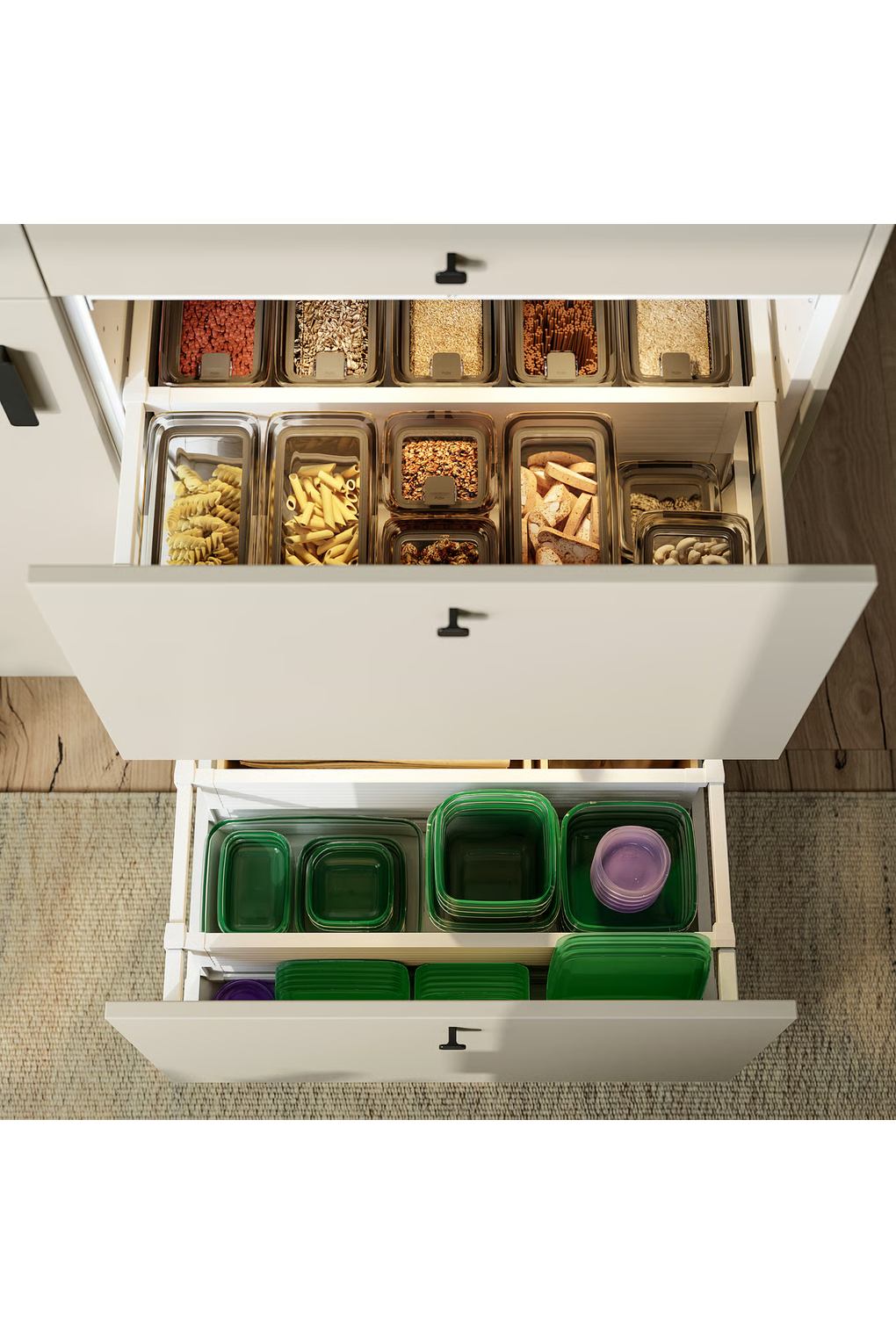Контейнер для хранения с крышкой IKEA PRUTA. Фото 4.