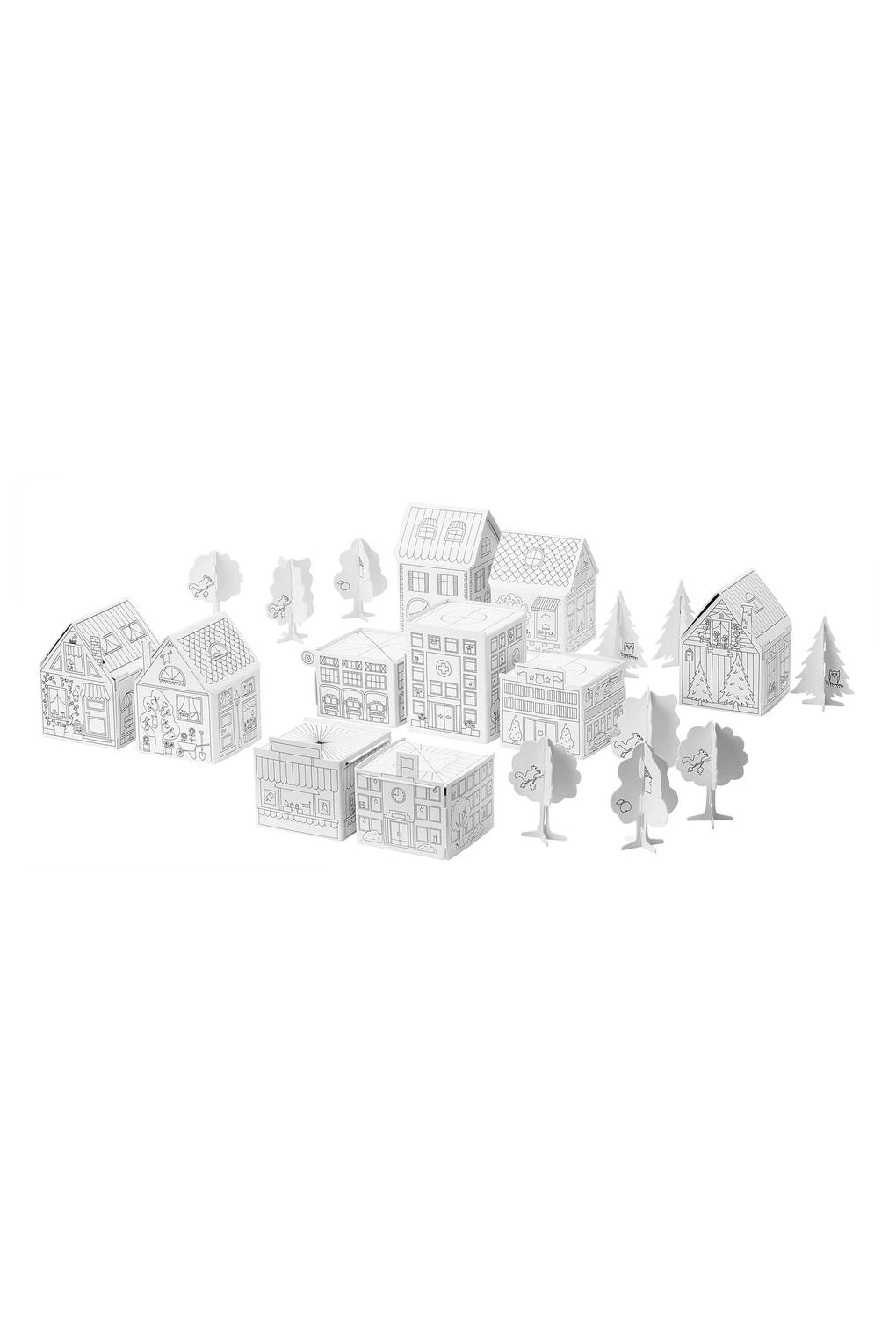 Картонные шаблоны города, 10 шт. IKEA MÅLA.