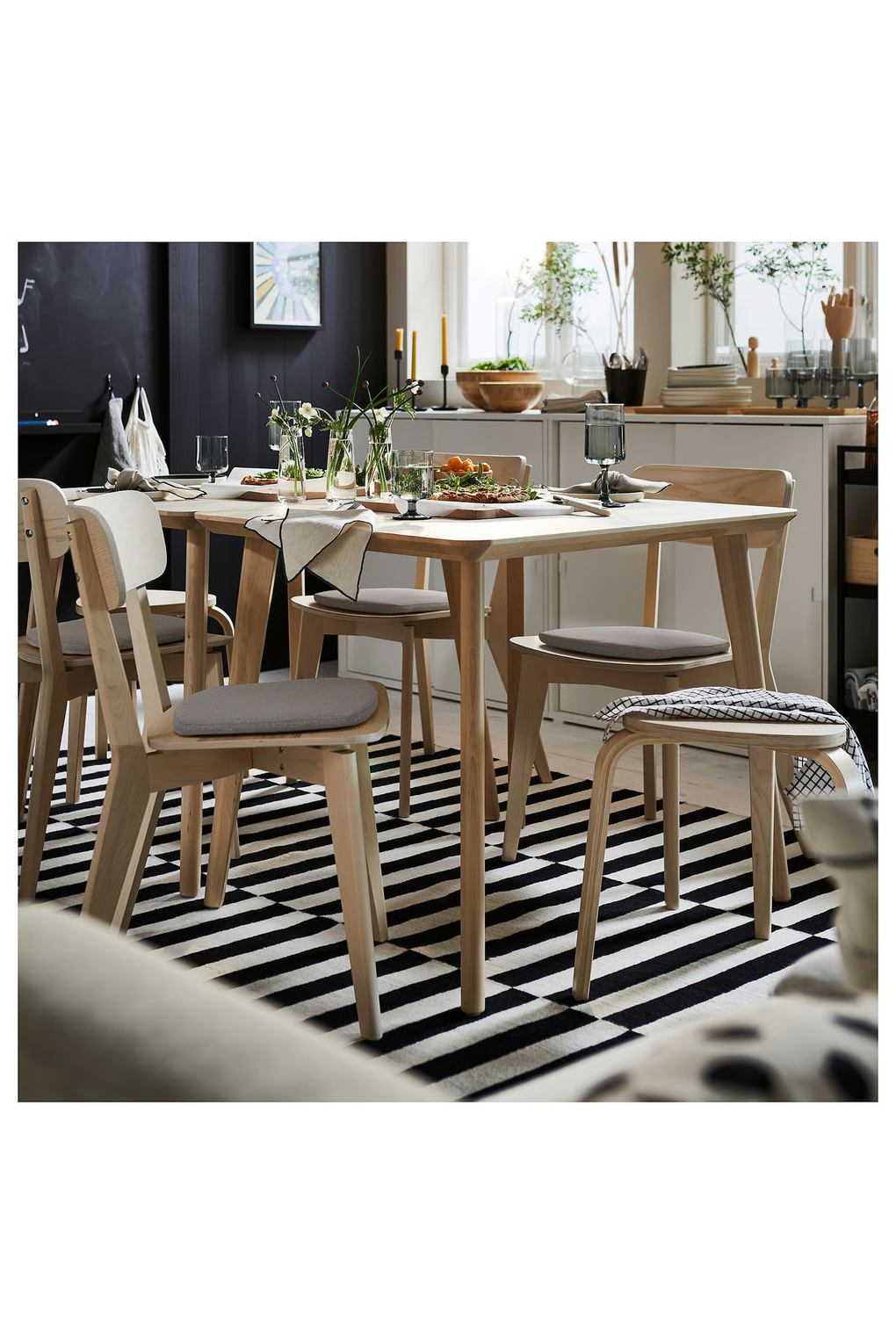 Ковёр безворсовый IKEA STOCKHOLM. Фото 2.