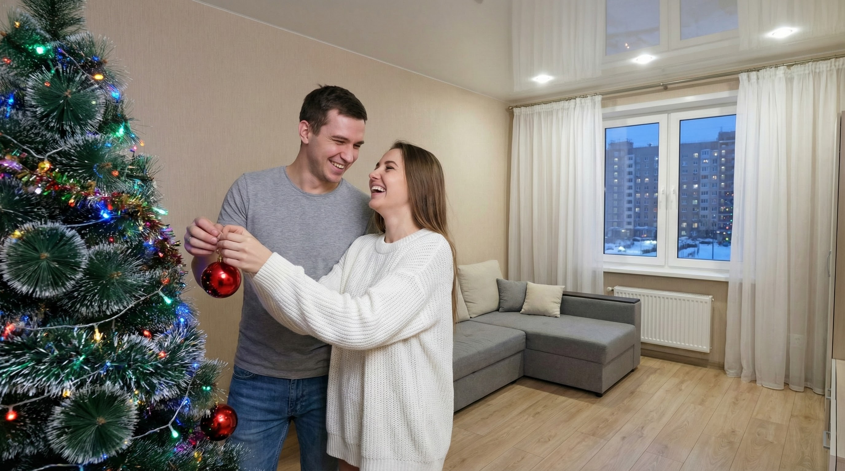 Стало известно, как жители Екатеринбурга украшают дома к Новому году