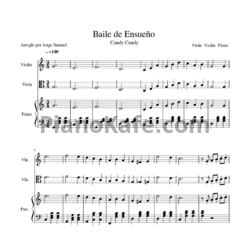 Ноты Takeo Watanabe - Baile de Ensueño - предпросмотр