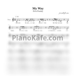 Sheets Elvis Presley - My way (Вокальная партия) - preview