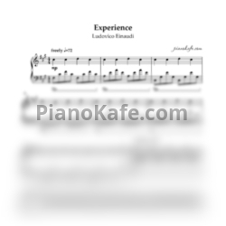 Sheets Ludovico Einaudi - Experience - preview
