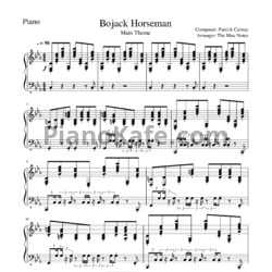 Ноты Patrick Carney - BoJack horseman main theme - предпросмотр