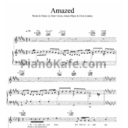Ноты Lonestar - Amazed - предпросмотр