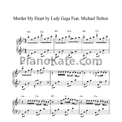 Ноты Lady Gaga feat. Michael Bolton - Murder my heart - предпросмотр