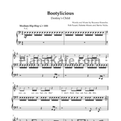 Ноты Destiny's Child - Bootylicious - предпросмотр