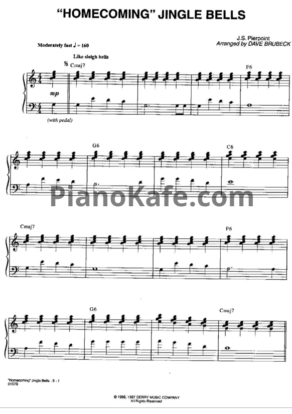 Ноты Selection from a Dave Brubeck Christmas