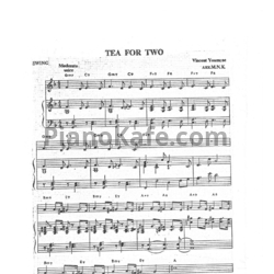 Ноты Vincent Youmans - Tea for two (Arr. M.N.K) - предпросмотр