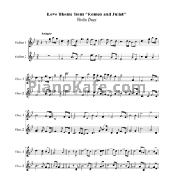 Ноты Andre Rieu - Love theme from 
