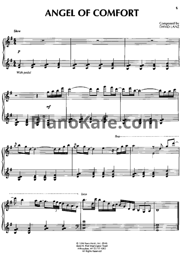 Ноты David Lanz - Christmas eve (Книга нот)
