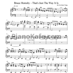 Ноты Bruce Hornsby - That's just the way it is - предпросмотр