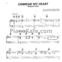 Ноты Il Divo - Regresa a Mí (Unbreak my heart) - предпросмотр