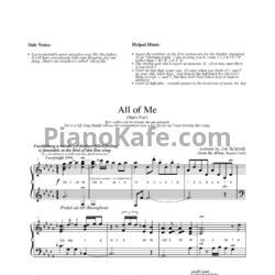 Sheets Jon Schmidt - All of me - preview