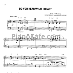 Ноты Jim Brickman - Do you hear what I hear? - предпросмотр