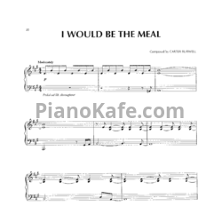Ноты Carter Burwell - I would be the meal - предпросмотр