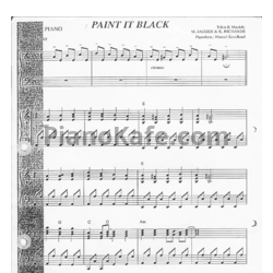 Ноты The Rolling Stones - Paint It Black - предпросмотр