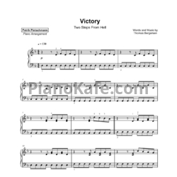 Ноты Two Steps from Hell - Victory (Piano Arrangement by Patrik Pietschmann) - предпросмотр