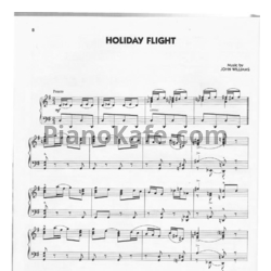 Ноты John Williams - Holiday flight - предпросмотр