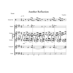 Ноты Nujabes - Another reflection (Партитура) - предпросмотр