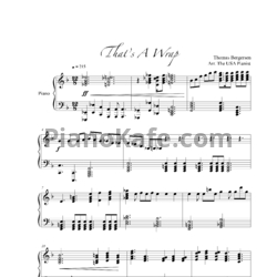 Ноты Thomas Bergersen - That's a wrap - предпросмотр