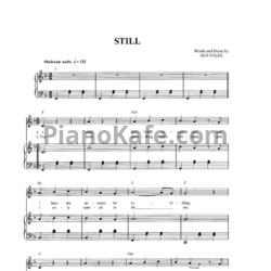 Ноты Ben Folds - Still - предпросмотр