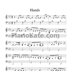 Ноты Mandy Moore - Hands - предпросмотр