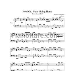Ноты Drake - Hold on we're going home - предпросмотр