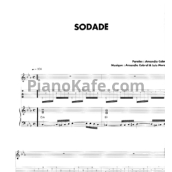 Ноты Cesaria Evora - Sodade (Книга нот) - предпросмотр