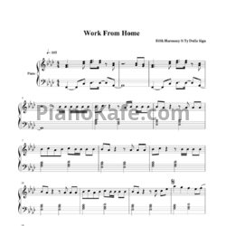 Ноты Fifth Harmony feat. Ty Dolla $ign - Work from home - предпросмотр